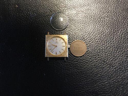 14k Gold Filled Ladies Omega Watch Nice Condition Starts And Stops Crystal Off 海外 即決 14k Gold Filled Ladies Omega Watch Nice Condition Starts And Stops Crystal Off 海外 即決