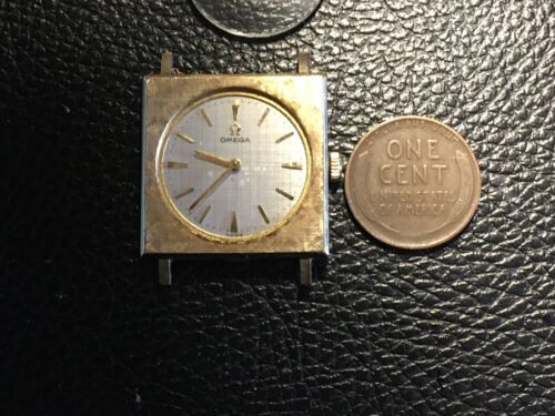 14k Gold Filled Ladies Omega Watch Nice Condition Starts And Stops Crystal Off 海外 即決 14k Gold Filled Ladies Omega Watch Nice Condition Starts And Stops Crystal Off 海外 即決
