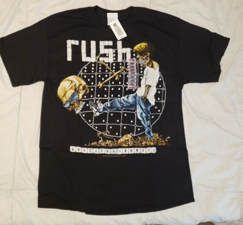 Vintage Rare Rush Pushead Design \'Domino Boy\' T Shirt L 2009 海外 即決
