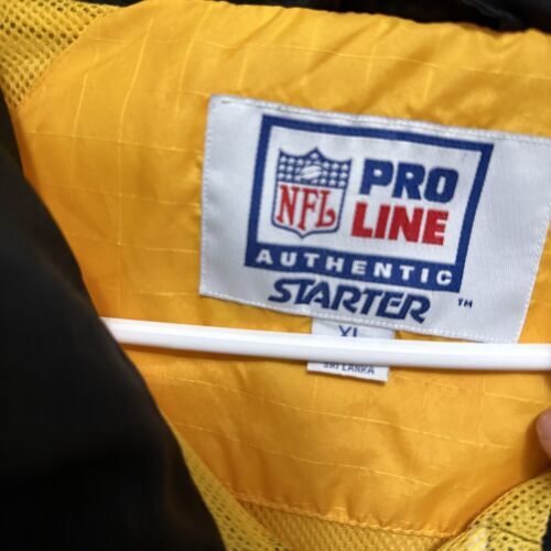 Vintage Pittsburgh Steelers Starter Jacket Mens XL Pro Line Authentic 1990s 海外 即決 Vintage Pittsburgh Steelers Starter Jacket Mens XL Pro Line Authentic 1990s 海外 即決