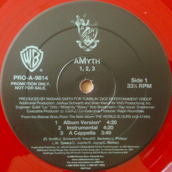 Amyth 1, 2, 3 / Who Shot Your Heart? 1999 Hip Hop バイナル Record 12" Warner Br 海外 即決