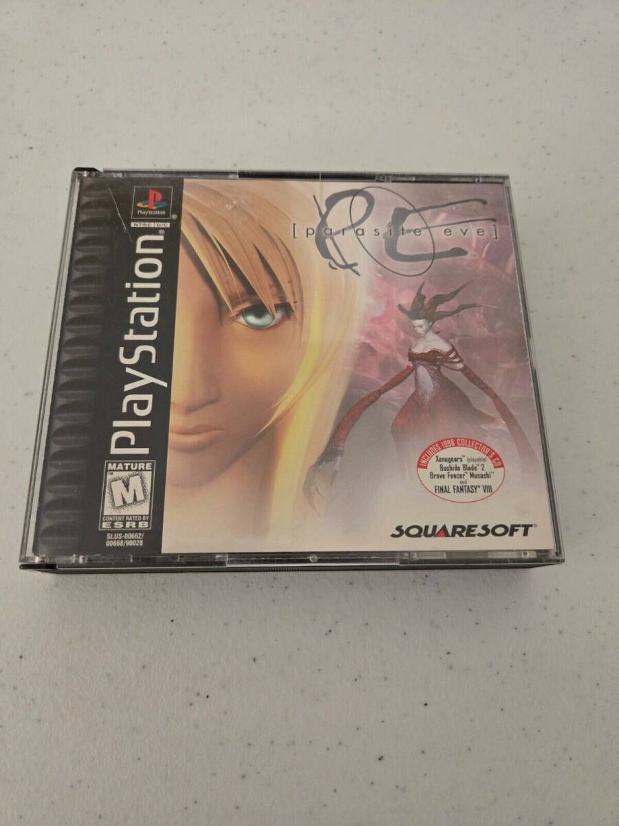 PlayStation Parasite Eve Black Label with Collectors CD and Manual 海外 即決