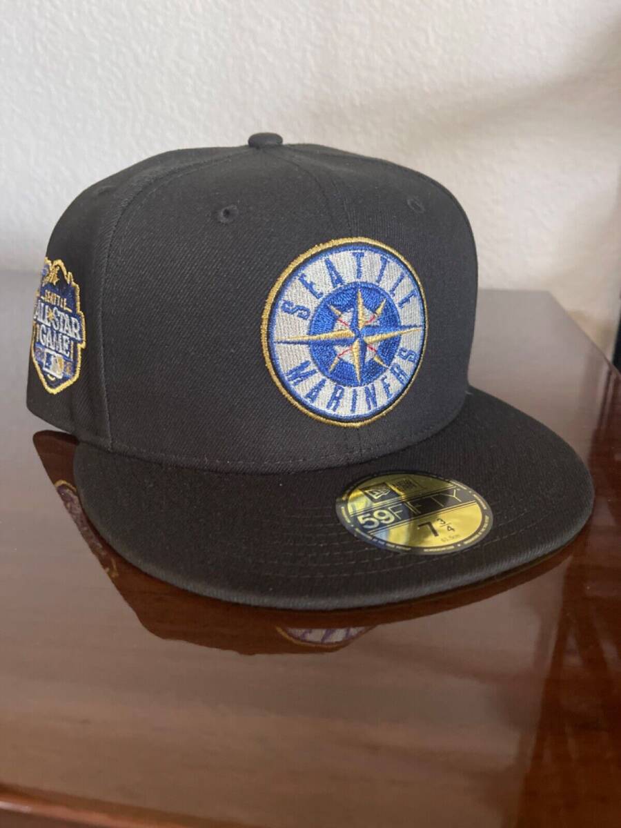 Seattle Mariners 7 3/4 New Era 59fifty Fitted Hat MLB Major League Baseball 海外 即決