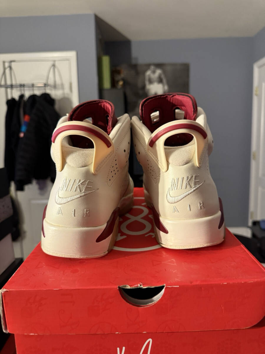 Size 9 - エアジョーダン 6 Retro 2015年 Maroon 海外 即決 Size 9 - エアジョーダン 6 Retro 2015年 Maroon 海外 即決