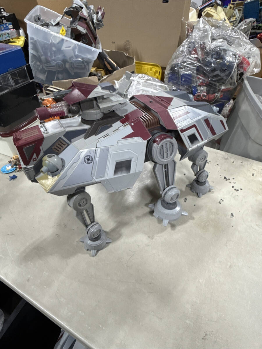 Star Wars Clone Wars AT-TE Walker 2008 Incomplete SH #1 海外 即決