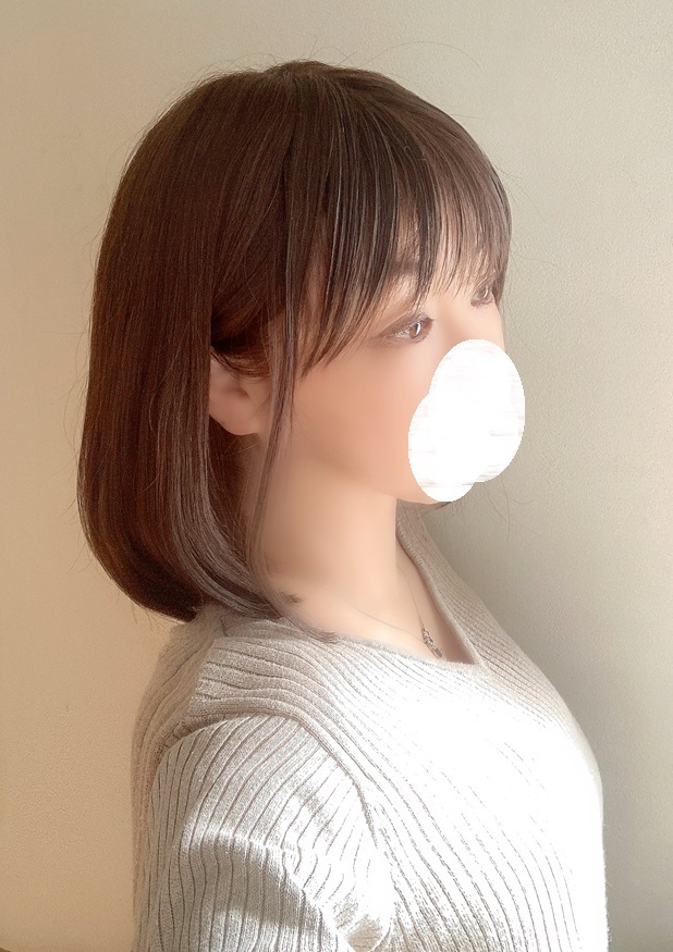 リネアストリア 天使シリーズ 人毛MIX「約束のボブ」M チョコブラウン