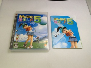 中古A★みんなのGOLF5★プレイステーション3ソフト