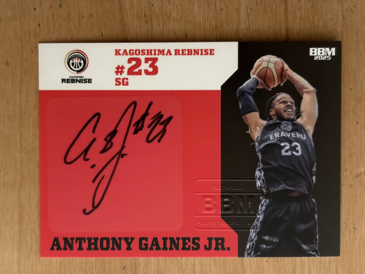 BBM B.LEAGUE アンソニー・ゲインズJr. 直筆サインセット