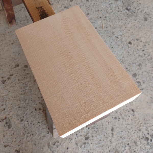角材-961【24×15.3×4.8cm】 国産ひのき 角材 彫刻 木工 脚 一枚板 無垢材 桧 檜 DIY