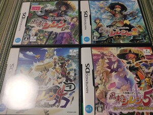 風来のシレンDS 風来のシレンDS2 風来のシレン4 風来のシレン5/チュンソフト セガ スパイク ニンテンドーDS 不思議のダンジョン