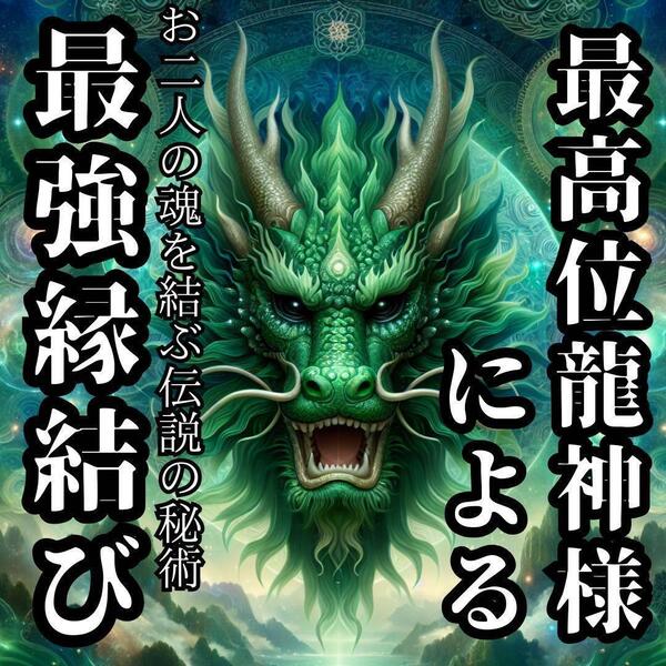 最高位龍神様による強力縁結び◆片思い恋愛成就 復縁 思念伝達 潜在意識書き換え ヒーリング