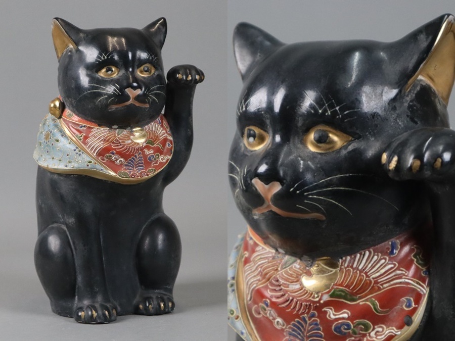 Yahoo!オークション -「猫 置物」(九谷) (日本の陶磁)の落札相場 Yahoo!オークション -「猫 置物」(九谷) (日本の陶磁)の落札相場
