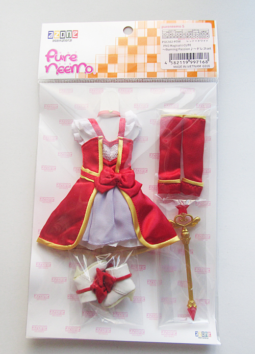PNS 半袖セーラー服リボン&タイset (ネイビー×レッド) (ドール
