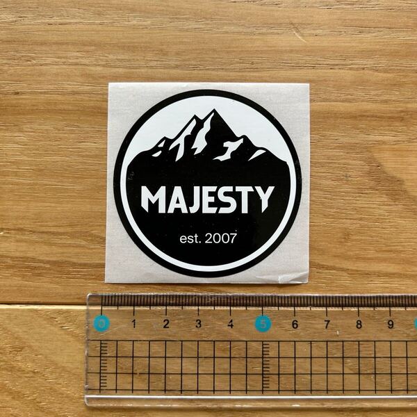 ★即決 MAJESTY ステッカー ★ シール デカール アウトドア キャンプ マジェスティ