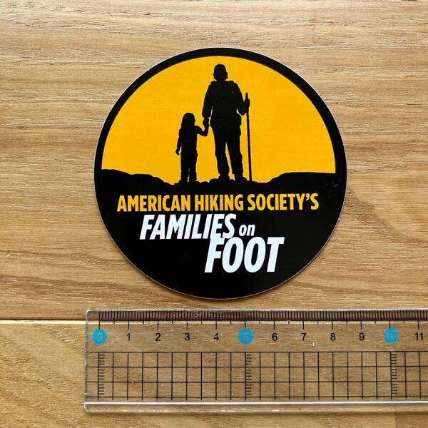 ★即決 American Hiking Society's ステッカー ★ シール デカール アウトドア キャンプ アメリカン ハイキング ソサエティ