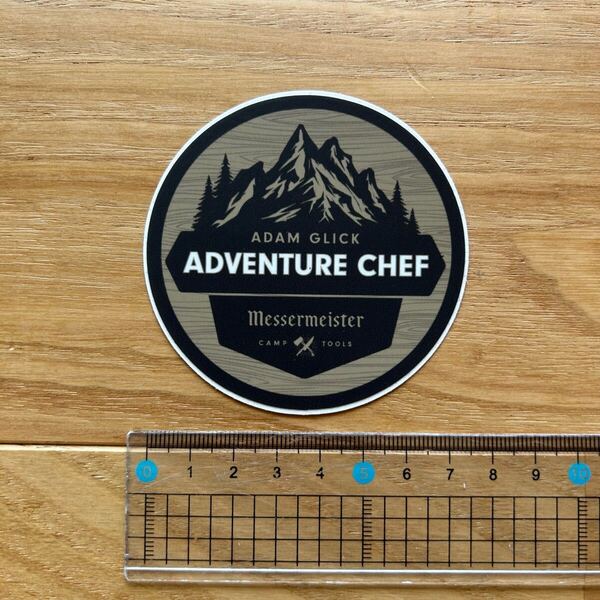 ★即決 ADAM GLICK ADVENTURE CHEF ステッカー ★ シール デカール アウトドア キャンプ