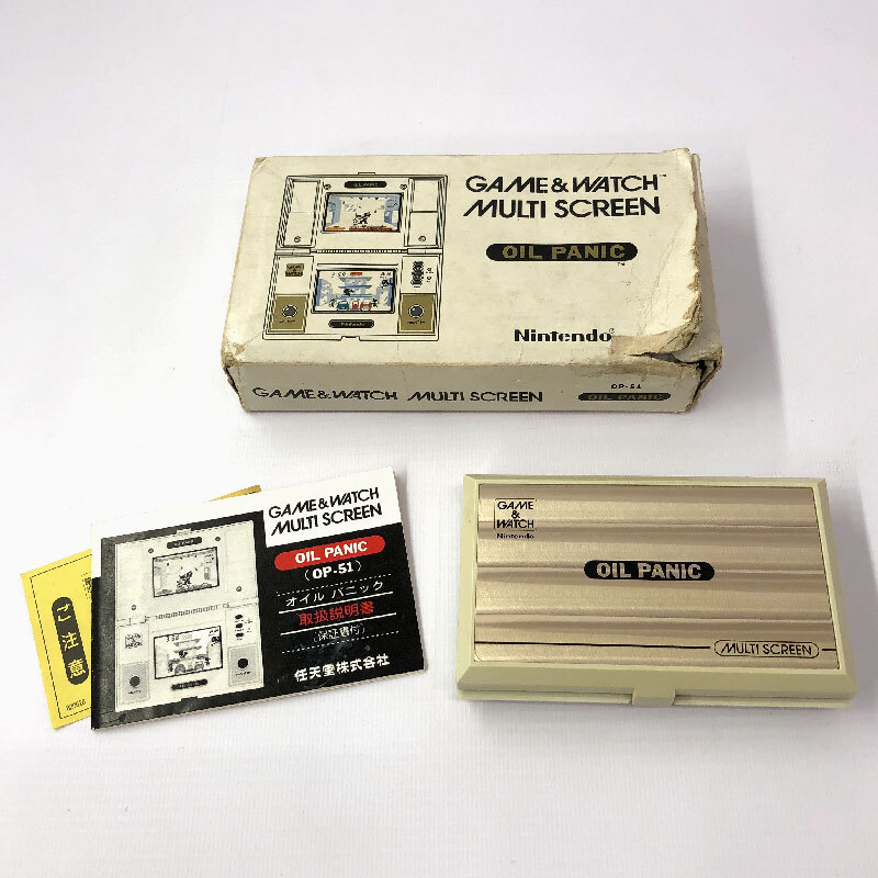 NINTENDO GAME AND & WATCH Oil Panic Multi Screen 1982 Direct