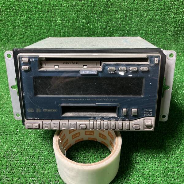【220】スズキ 純正 39101-78A50 カセット CD MDプレイヤー ハーネス付 現状品