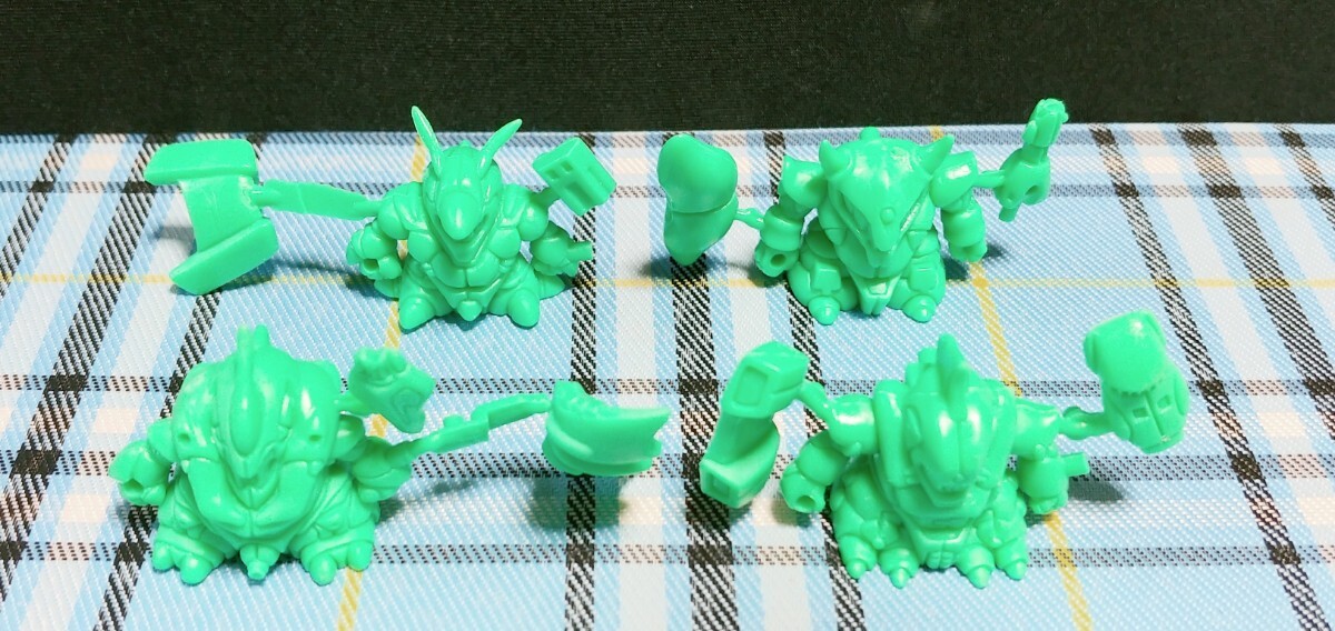 ガシャポン戦士 SDダンバイン サーバイン 消しゴム パーツ未切り