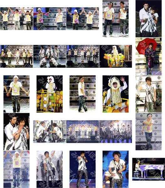 二宮和也 嵐 ARASHI LIVE TOUR 2012-2013 Popcorn ナゴヤドーム ファイナル 生写真 写真 25枚セットA