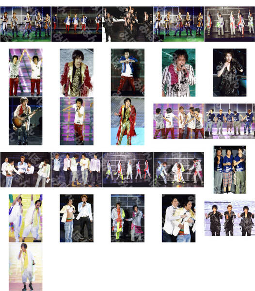 二宮和也 嵐 ARASHI LIVE TOUR 2011-2012 “Beautiful World” 国立競技場 2011年9月4日 生写真 写真 26枚セットC