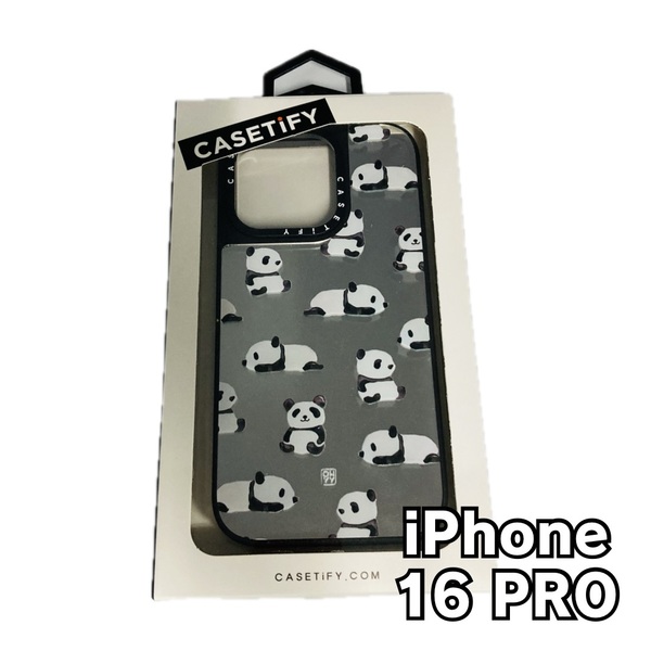 CASETiFY iPhone16 PRO パンダ ミラー