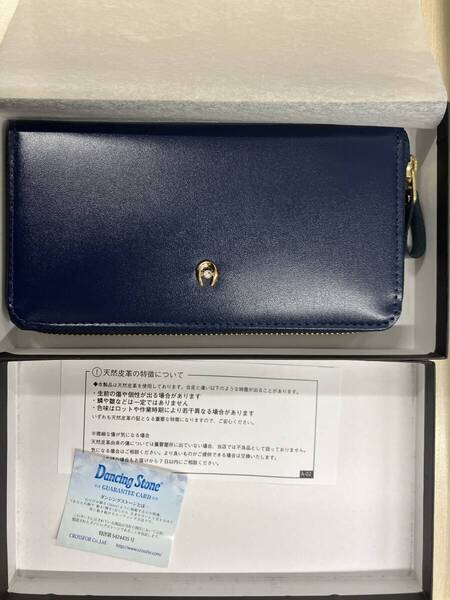 定価17000円!馬蹄 開運長財布 本革ラウンドファスナー 新品 小銭 カード お札 ダンシングストーン 男女 開運 幸運 たまふり屋