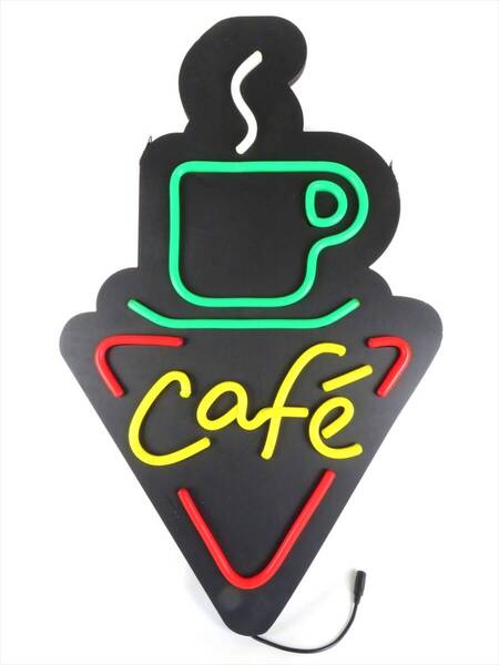 <送料無料> ネオン風 Cafe看板 type1 (SMD方式LED球)