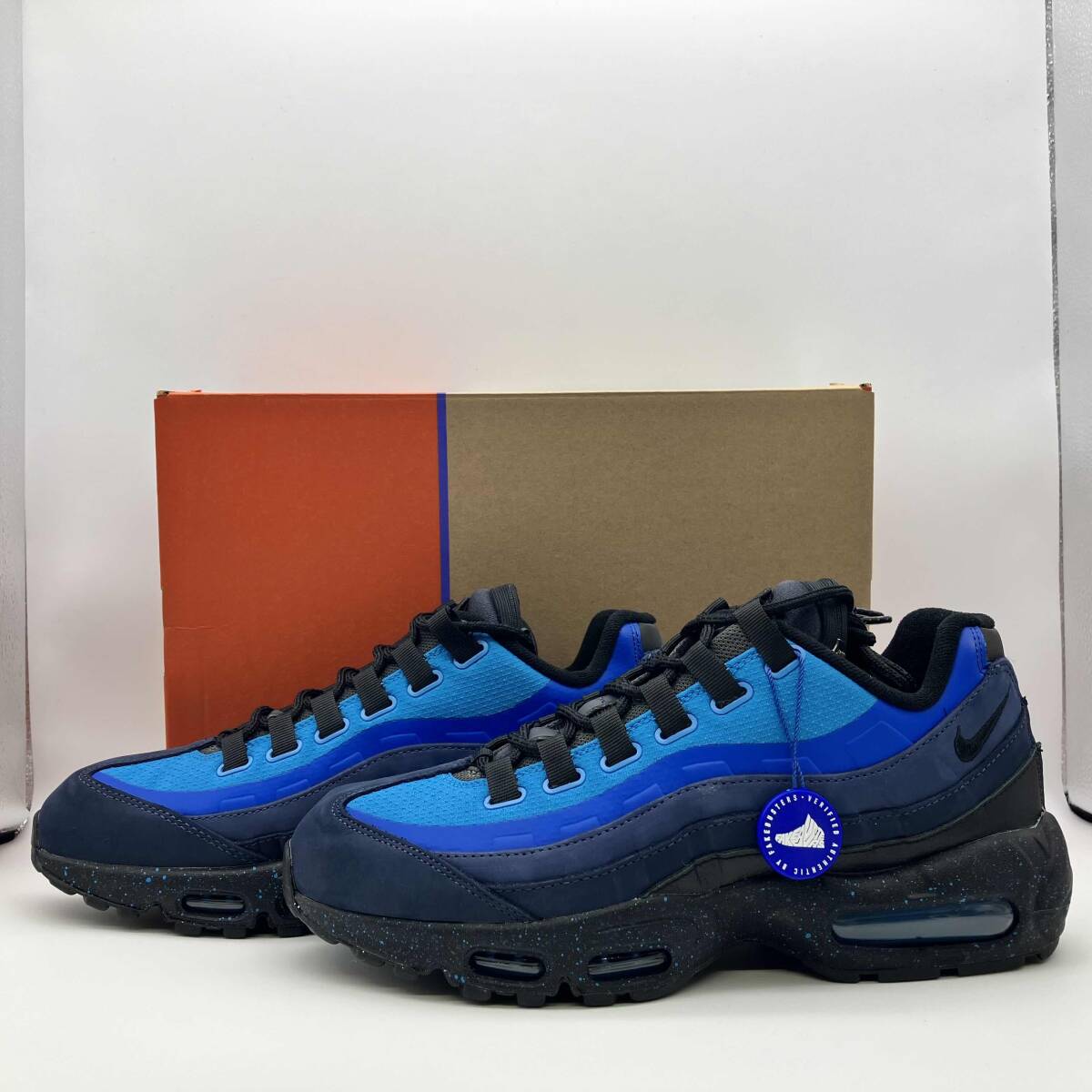 NIKE STASH AIR MAX 95 SP BLACK & HARBOR BLUE ナイキ スタッシュ エアマックス 95 ブラック ハーバーブルー HF5515-400 サイズ27cm