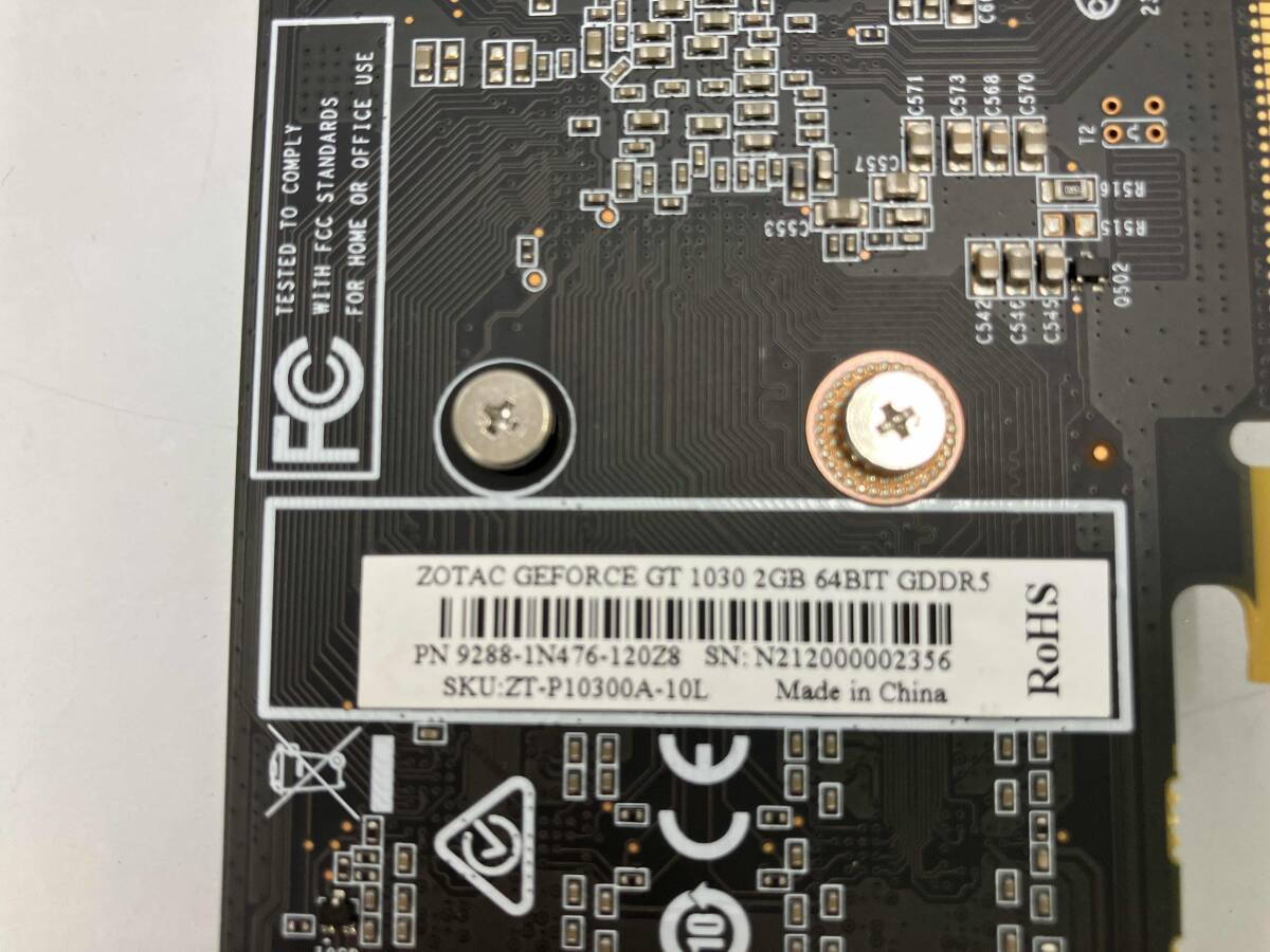 NVIDIA GEFORCE GT1030 ZOTAC製 NVIDIA GEFORCE GT1030 ZOTAC製