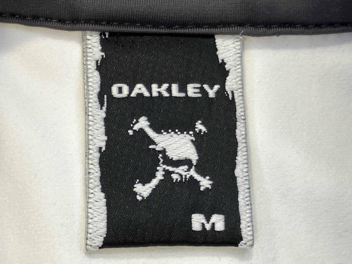 OAKLEY オークリー ホワイト ジップアップ タグカスレ グレー ジャージ OAKLEY オークリー ホワイト ジップアップ タグカスレ グレー ジャージ