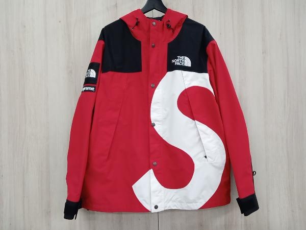SUPREME マウンテンパーカー グレー/レッド SUP-SS19-51-1.webp