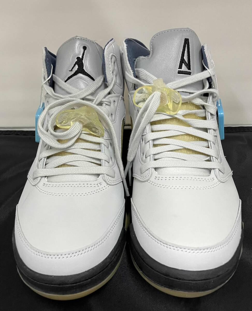 Air Jordan 5 Retro x Supreme 'White' 824371-101