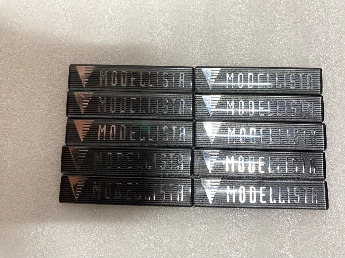 モデリスタ MODELLISTA フロントスポイラー エンブレムステッカー 10個セット 2