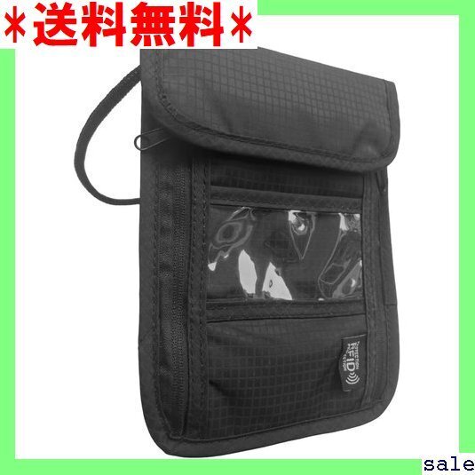 ☆人気商品 Yoeeco パスポートケース 首下げ 軽量・超薄型 止 パスポートカバー 海外旅行 バッグ 防犯 Black 44