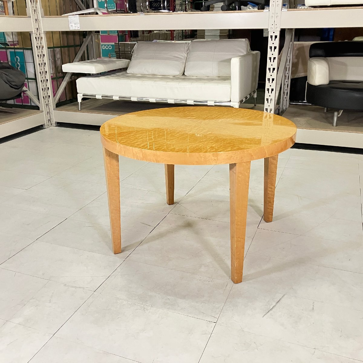 Yahoo!オークション -「大塚家具 バーズアイメープル」(テーブル Yahoo!オークション -「大塚家具 バーズアイメープル」(テーブル