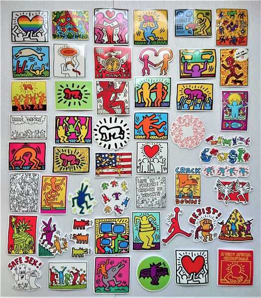 Keith Haring キースへリング 防水ステッカー 50枚
