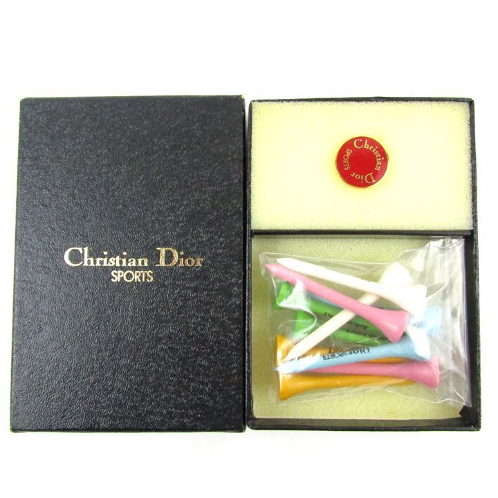 クリスチャンディオール スポーツ ゴルフティー マーカー セット ピン ゴルフ用品 ブランド メンズ Christian Dior