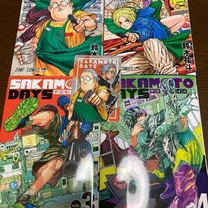 送料無料 訳有り 中古本 サカモトデイズ 1巻 2巻 3巻 4巻 まとめ売りセット SAKAMOTO DAYS Vol.1 Vol.2 Vol.3 Vol.4 鈴木祐斗 ナツコミ