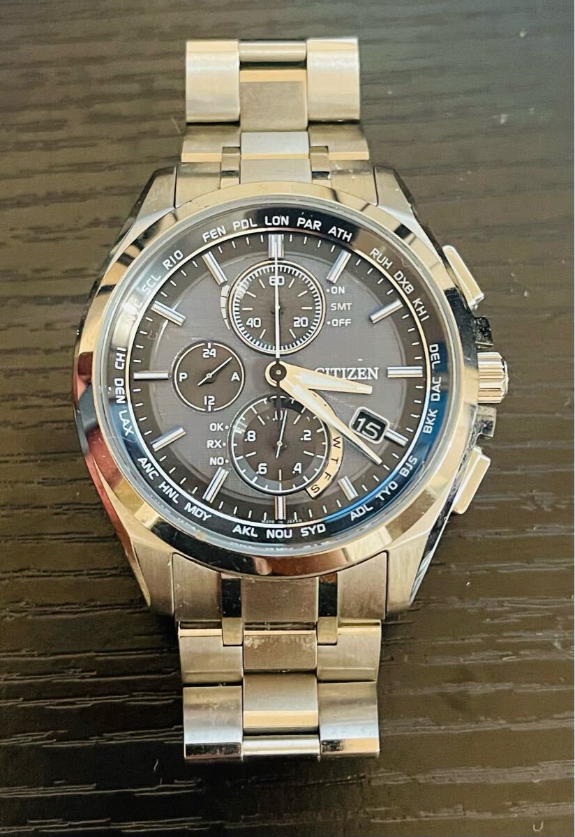 CITIZEN ATTESA Eco-Drive GN-4W-S Solar White Dial