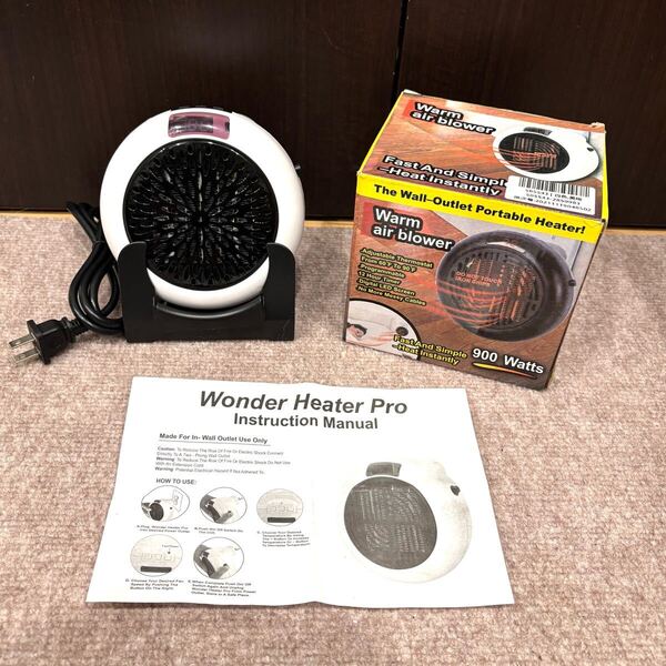 送料無理 美品 Warm air blower 電気温風暖房機 コンパクトヒーター
