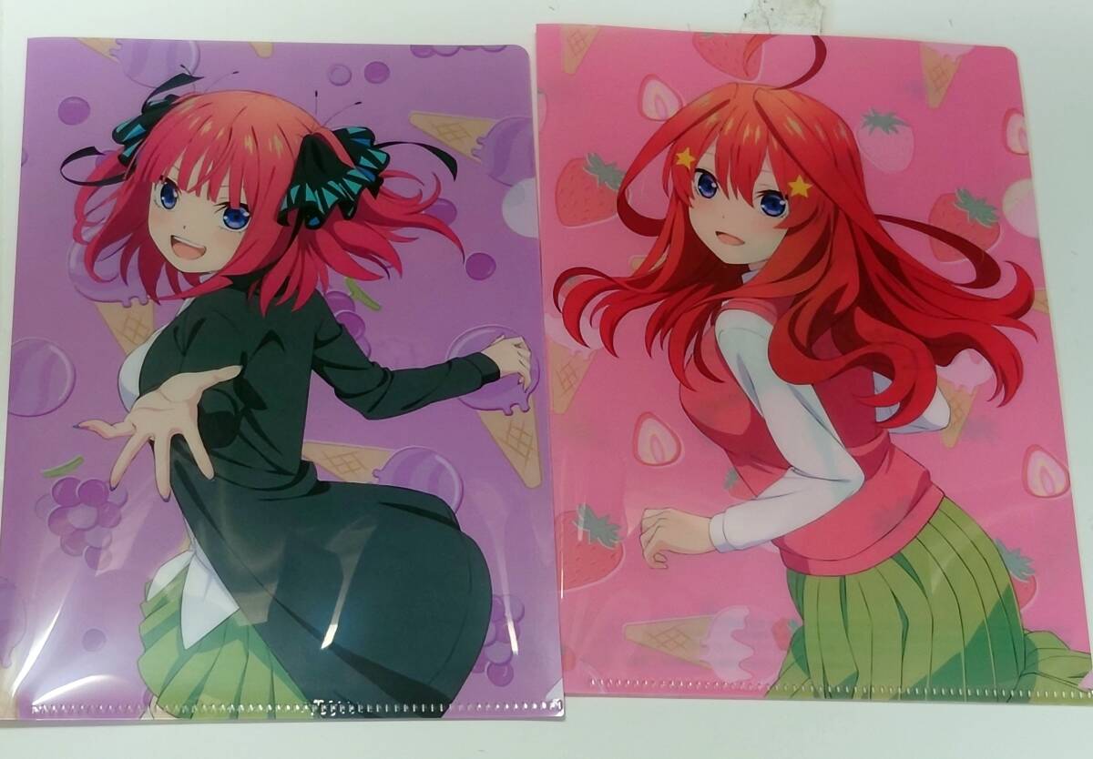五等分の花嫁 第2期放送記念 受注生産 クリアファイル - メルカリ