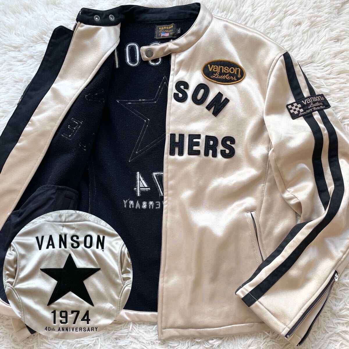 Yahoo!オークション -「(vanson バンソン) (star スター Yahoo!オークション -「(vanson バンソン) (star スター