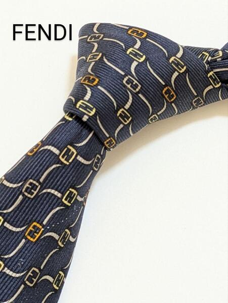 FENDI/|フェンディ/ロゴモチーフ/ネクタイ