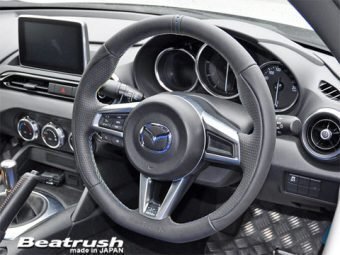 LAILE レイル スポーツステアリング センターマーク ブルー ロードスター ND5RC 2015/05~