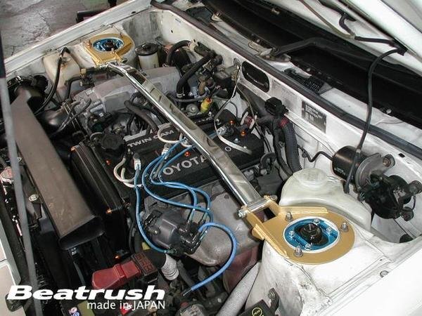 LAILE レイル フロント・ストラットタワーバー スプリンタートレノ AE86 1983/05~1987/04 LAILE レイル フロント・ストラットタワーバー スプリンタートレノ AE86 1983/05~1987/04