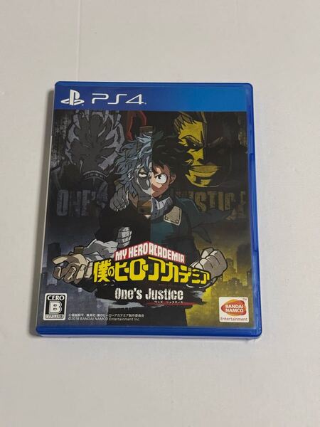 PS4 僕のヒーローアカデミア One s Justice
