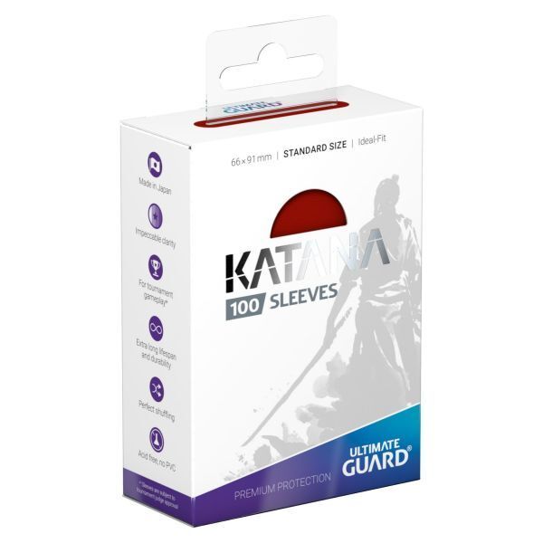 刀スリーブ カタナスリーブ かたなスリーブ katanaスリーブ スタンダードサイズ レッド(赤) 新品「4260250073780」