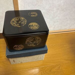 未使用 松竹梅 二段 重箱 花見 お花見 運動会 おせち 昭和レトロ