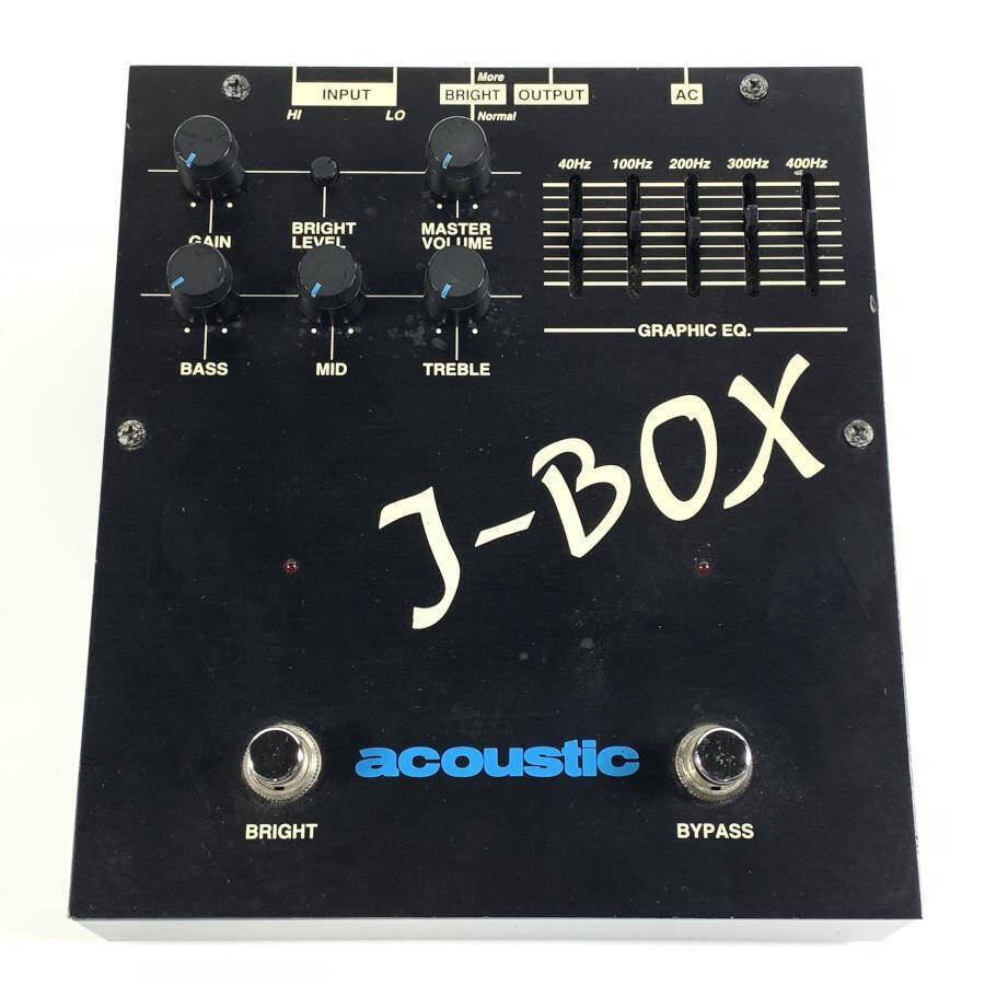 acoustic j-box ベースプリアンプ ジャンク
